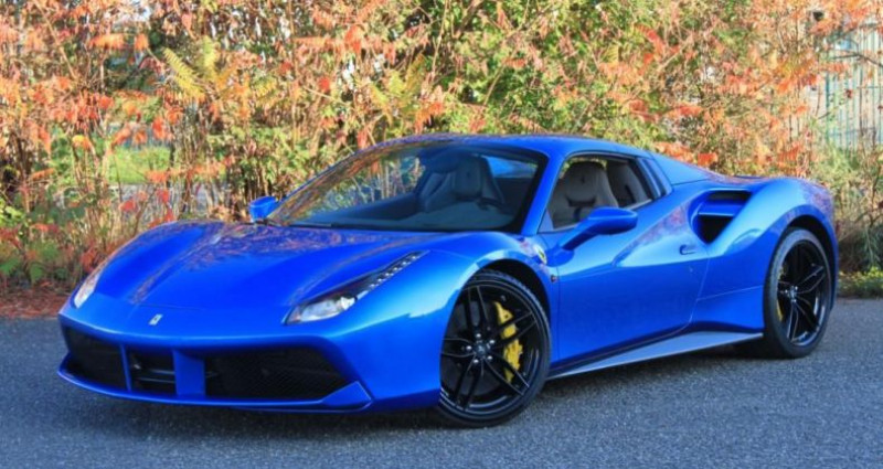 Ferrari 488 | LLD 2290e-Mois BLU CORSA TORTORA CARBON LIFT  occasion  Sainte-Croix-en-Plaine - photo n2